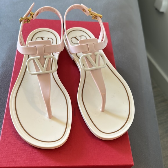 VALENTINO PINK JELLY SANDALS STRAP 36 - Picture 8 of 14
